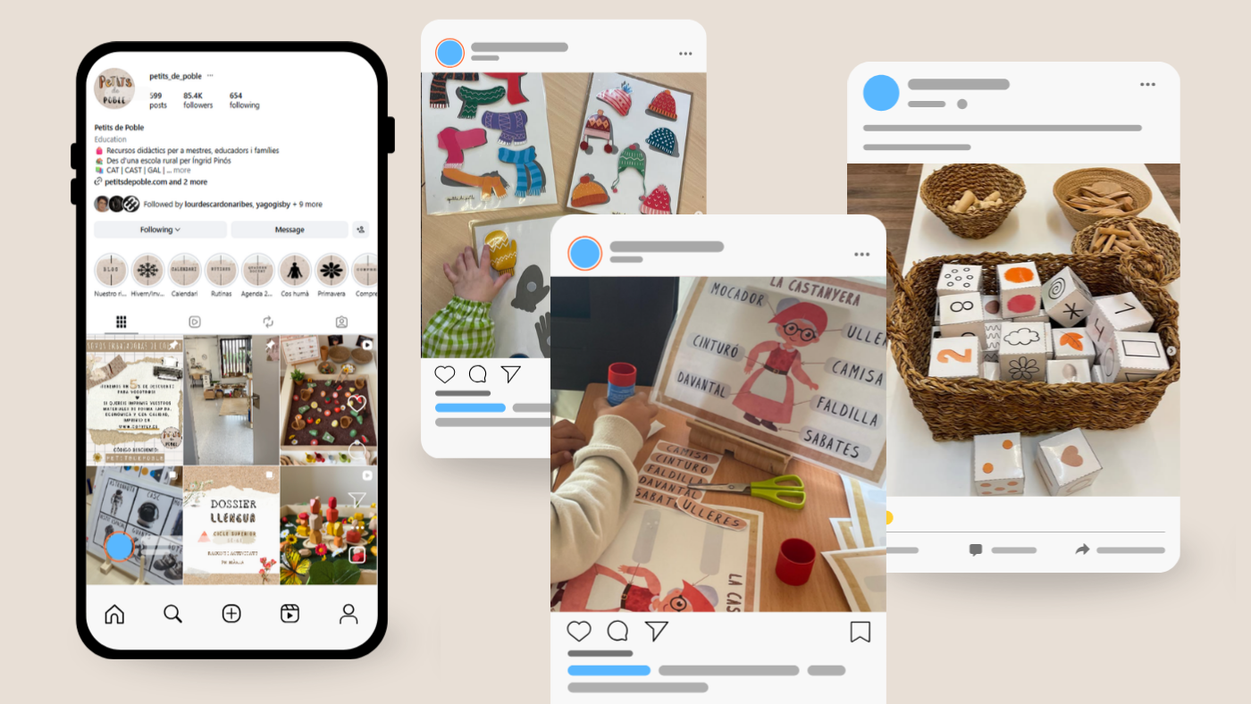 Compte d'Instagram de Petits de Poble