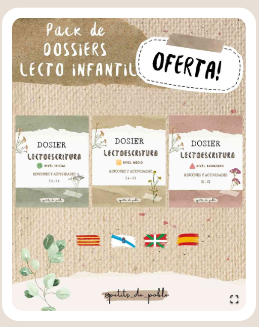 Pack dossiers lectoescriptura